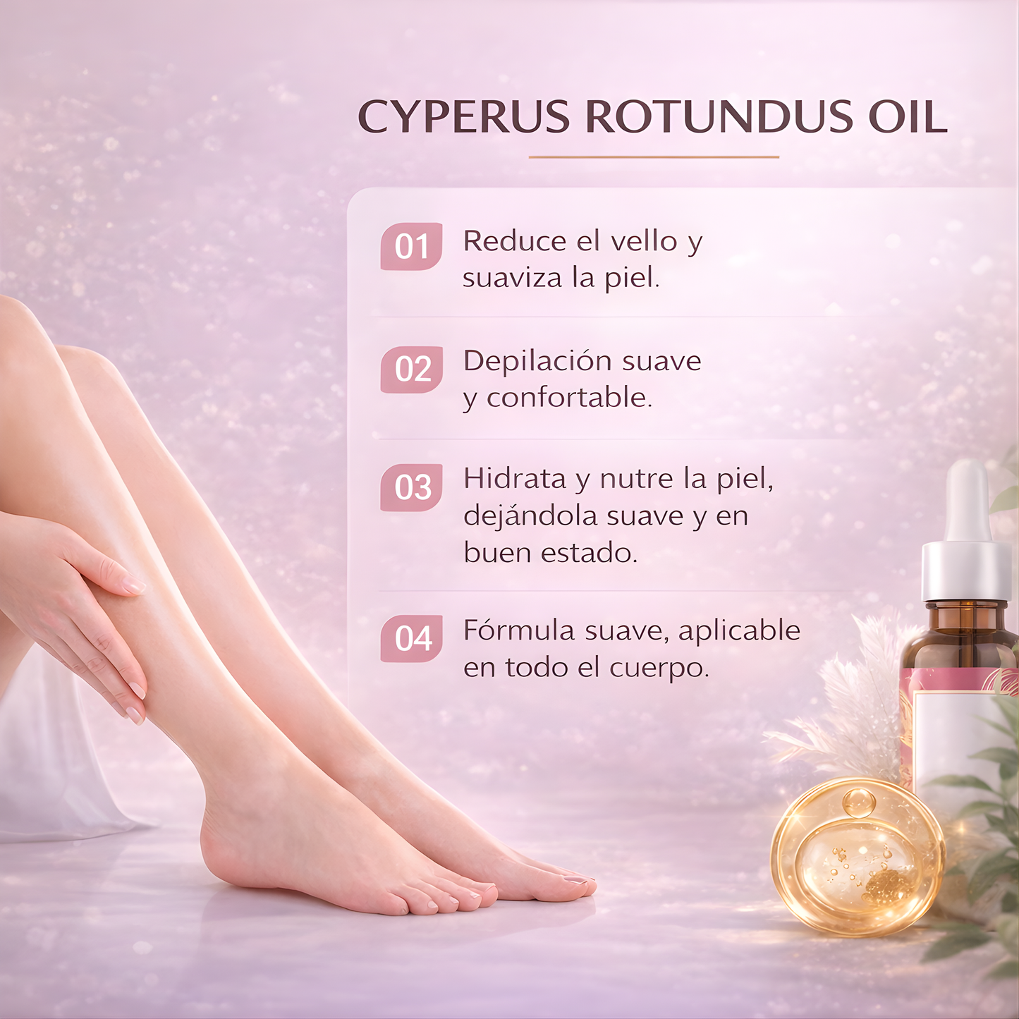 Aceite Cyperus Rotundus Oil for Hair