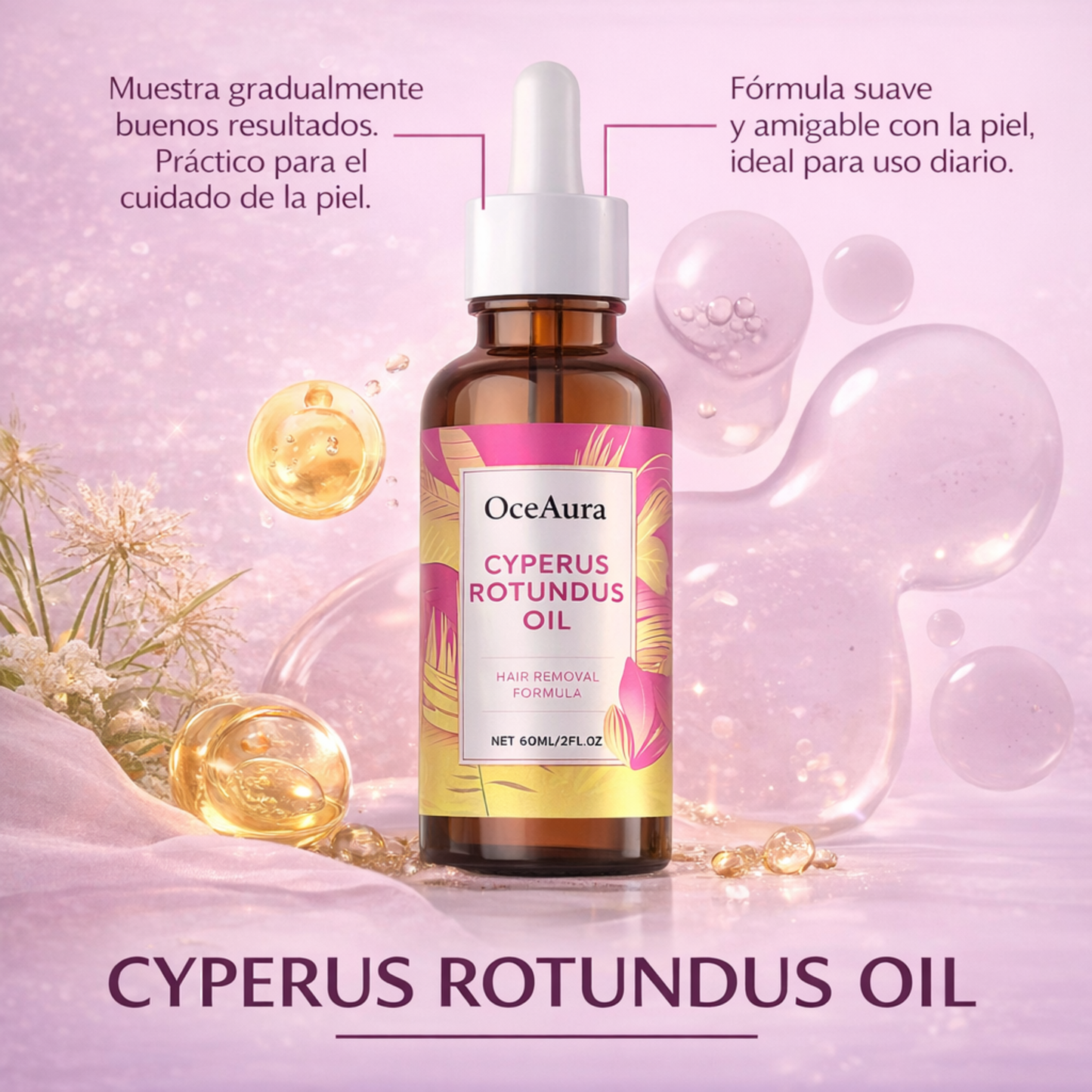 Aceite Cyperus Rotundus Oil for Hair