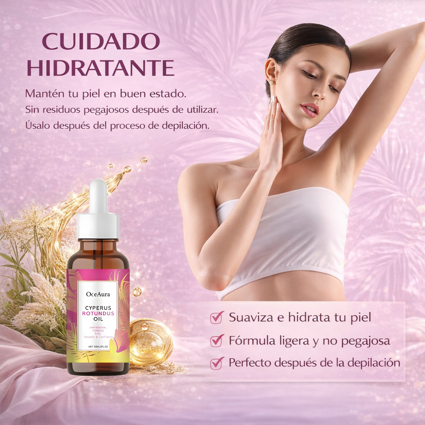 Aceite Cyperus Rotundus Oil for Hair